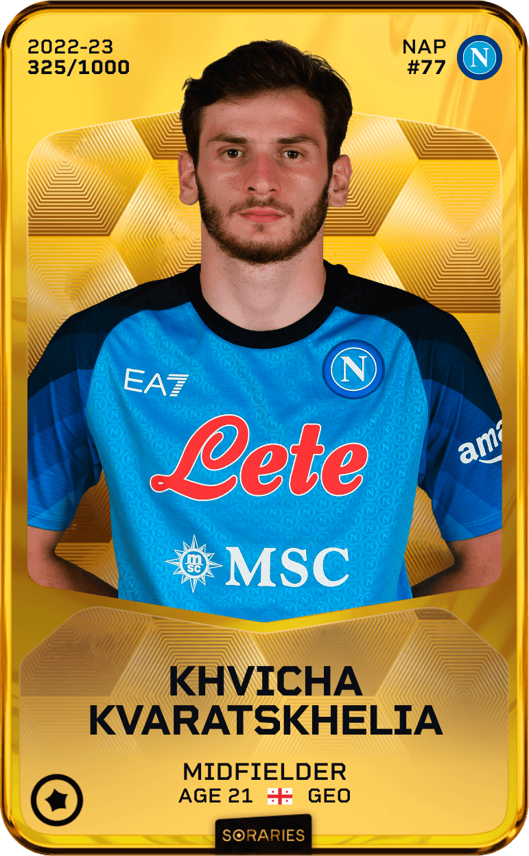 Khvicha Kvaratskhelia 2022-23 • Limited 325/1000