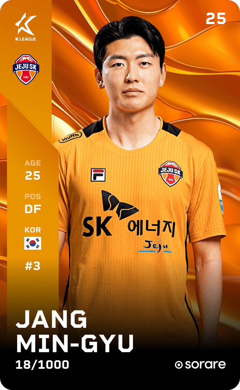 Jang Min-Gyu 2025-26 • Limited 18/1000