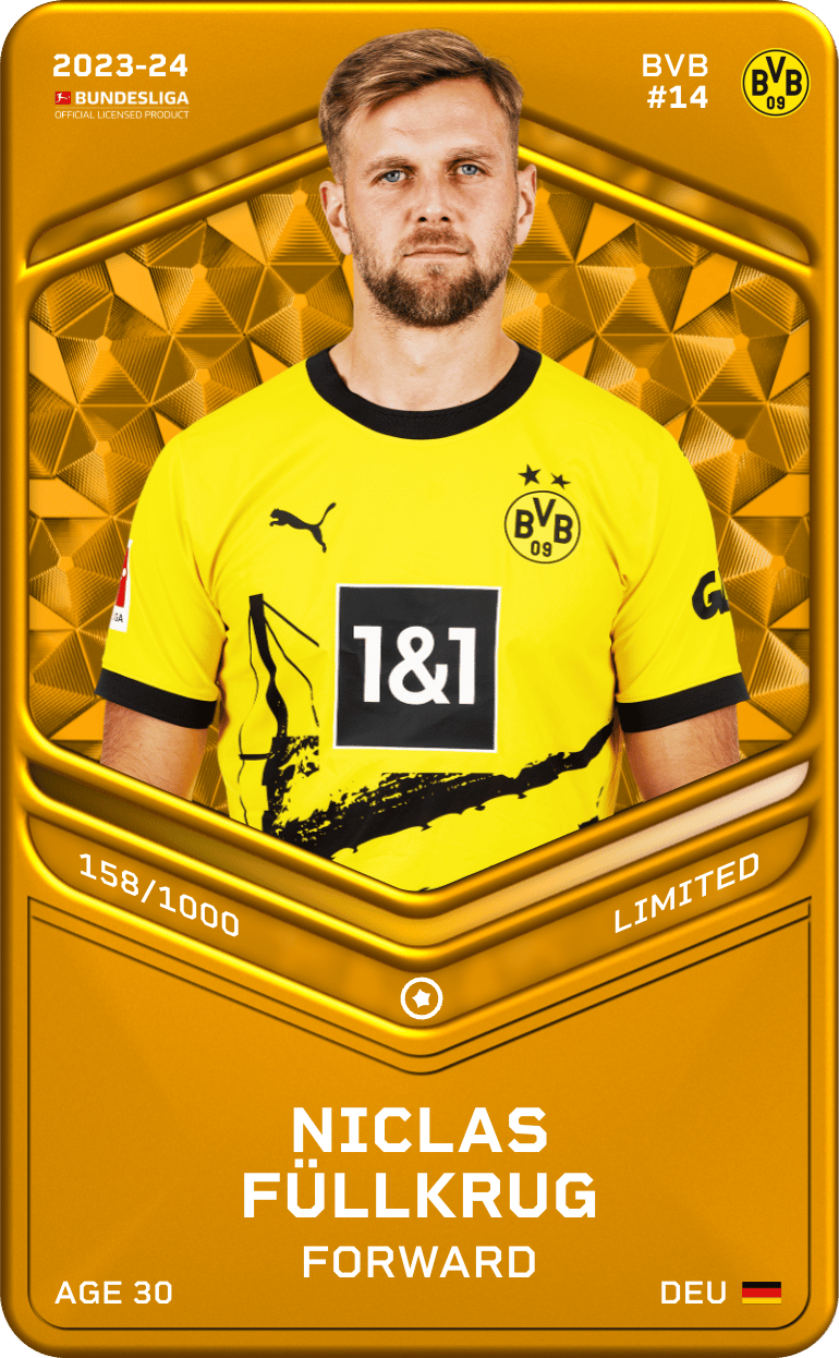 Niclas Füllkrug 2023-24 • Limited 158/1000