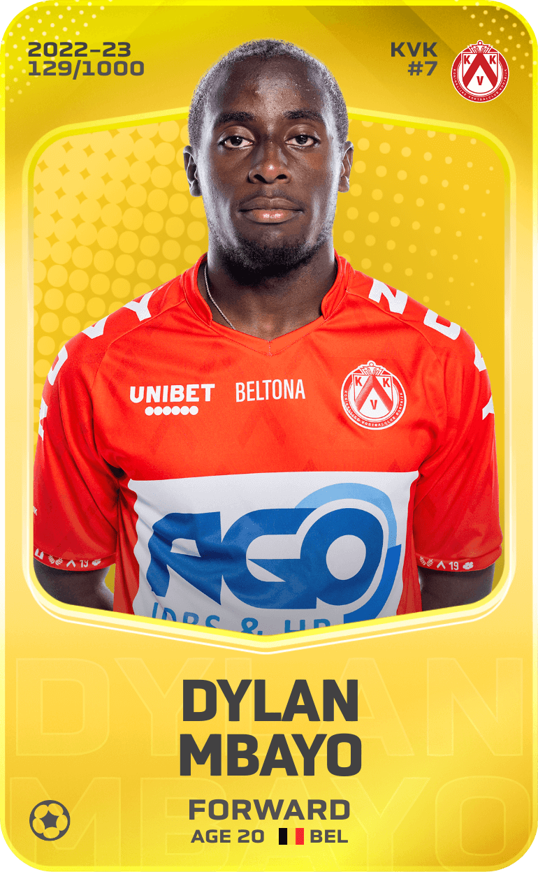 Dylan Mbayo 2022-23 • Limited 129/1000