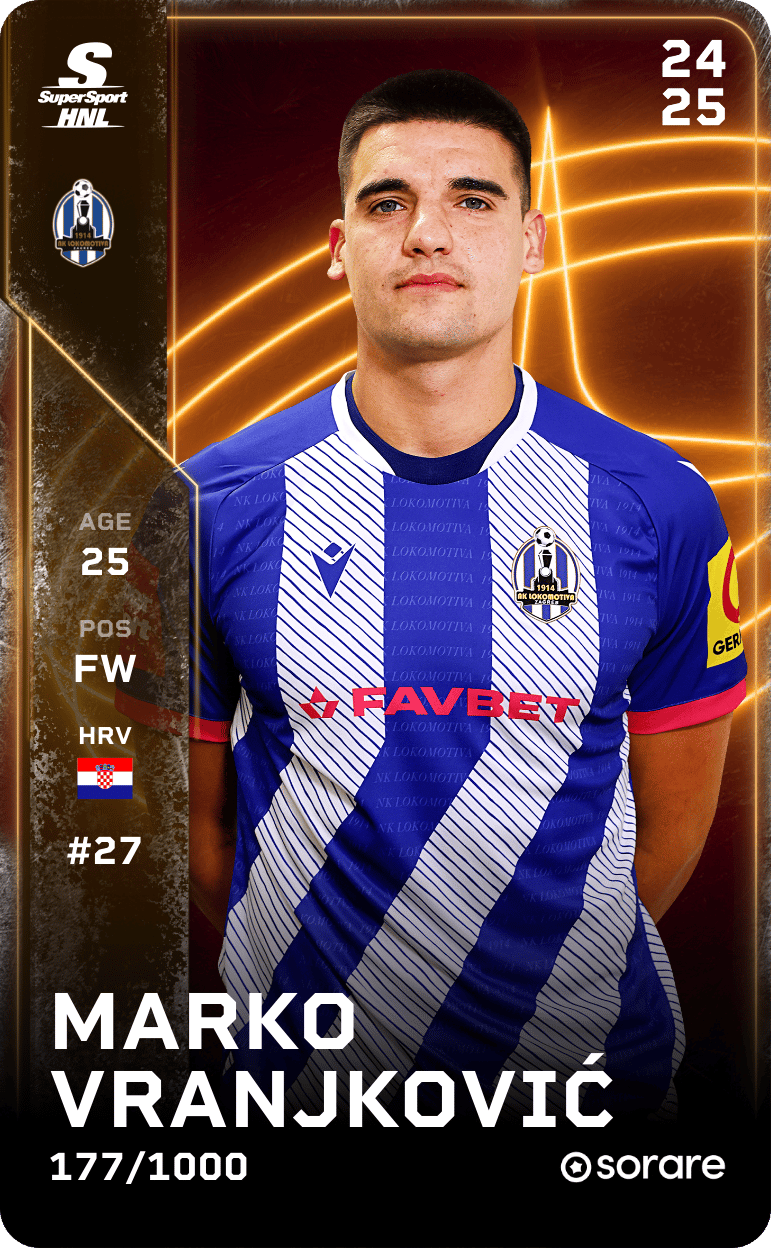 Marko Vranjković 2024-25 • Limited 177/1000
