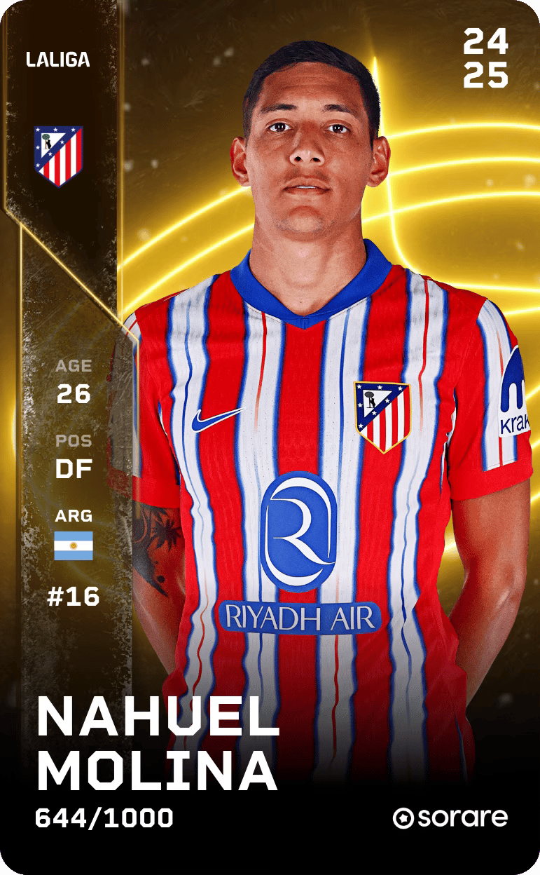 Nahuel Molina 2024-25 • Limited 644/1000
