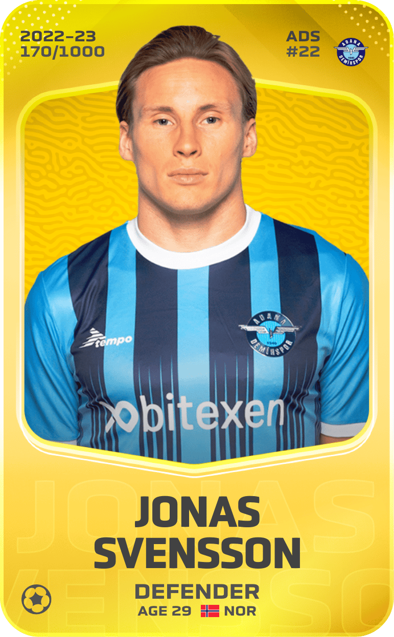 Jonas Svensson 2022-23 • Limited 170/1000