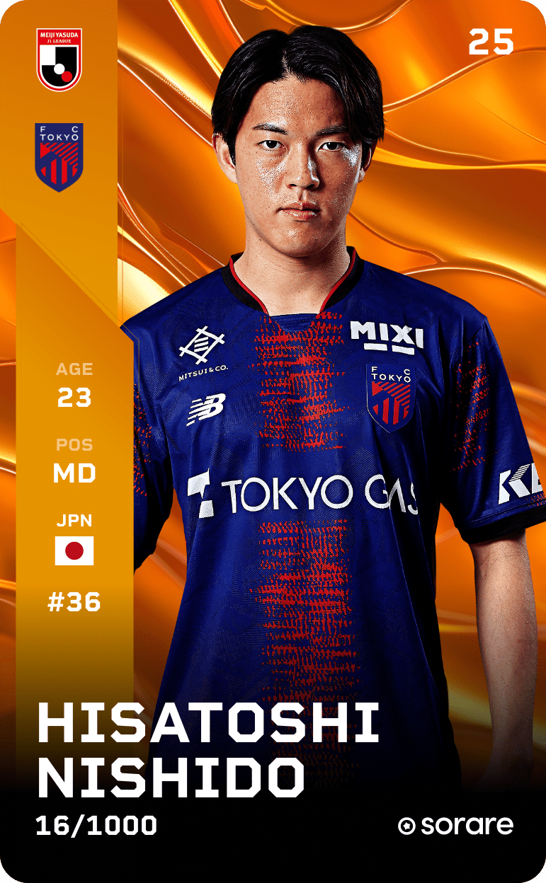 Hisatoshi Nishido 2025-26 • Limited 16/1000