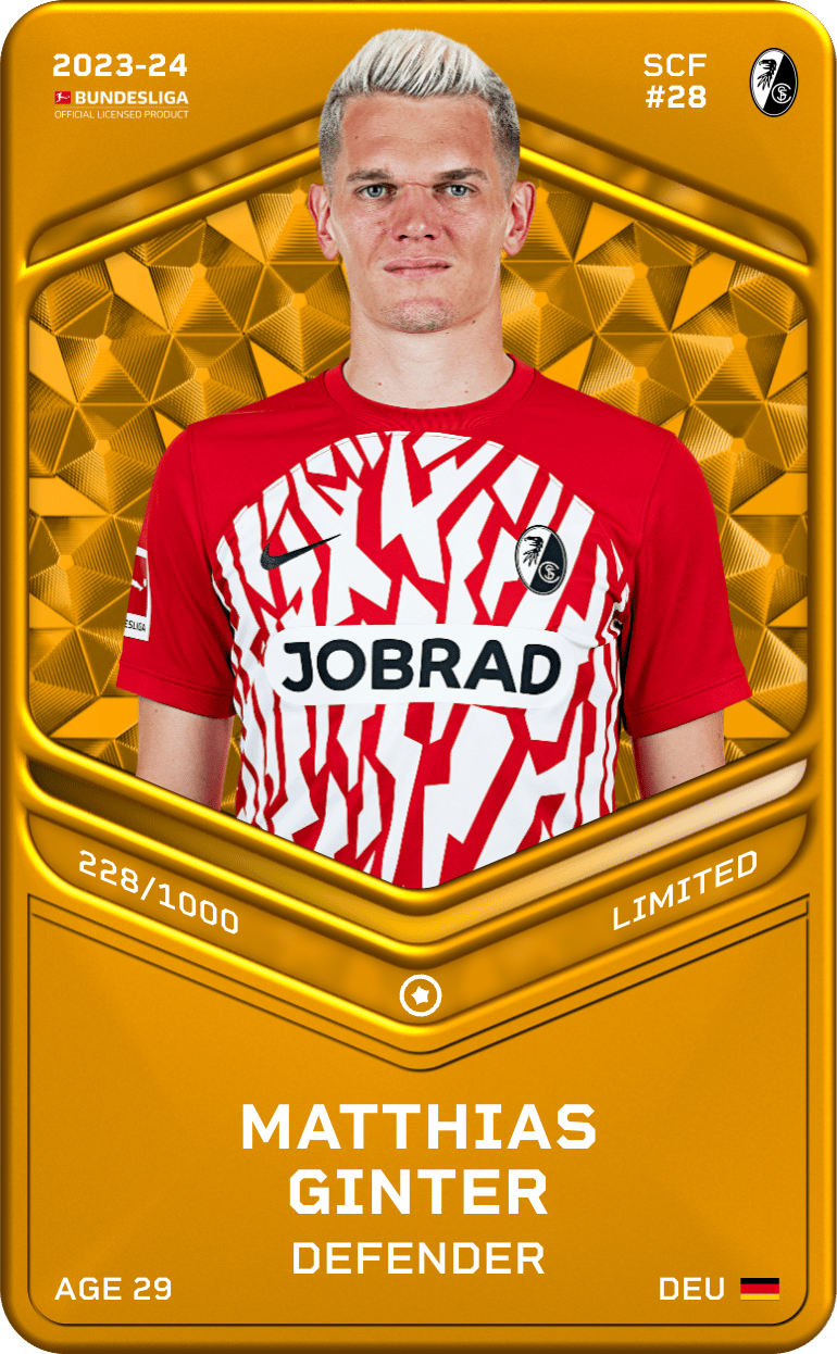 Matthias Ginter 2023-24 • Limited 228/1000