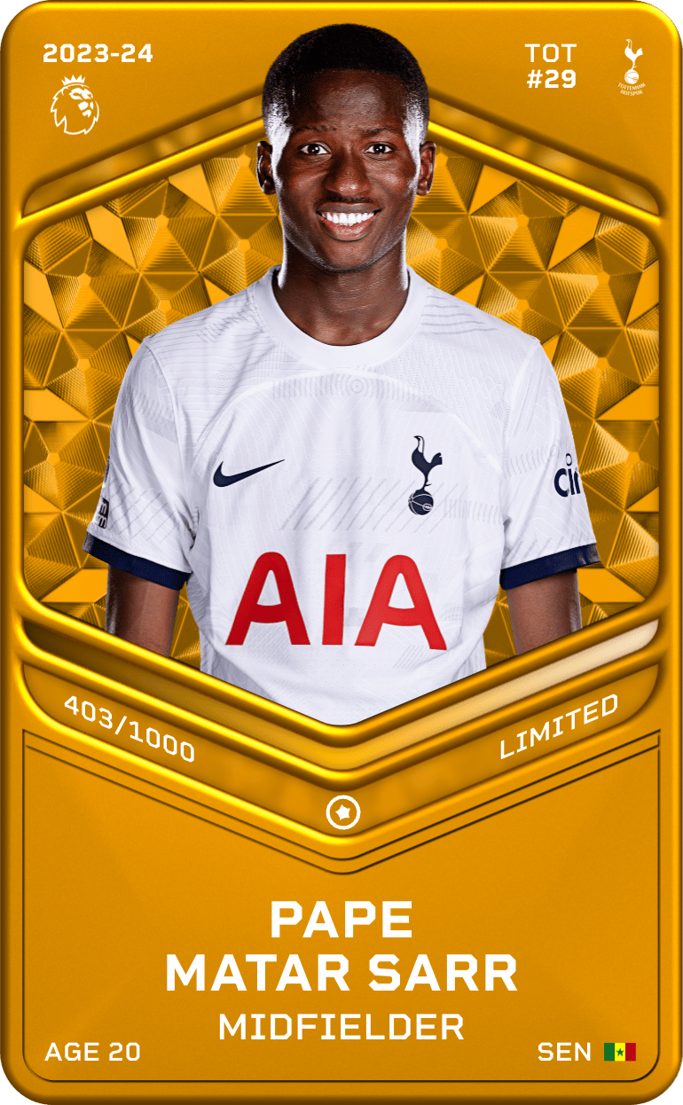 Pape Matar Sarr 2023-24 • Limited 403/1000