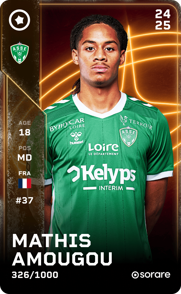 Mathis Amougou 2024-25 • Limited 326/1000
