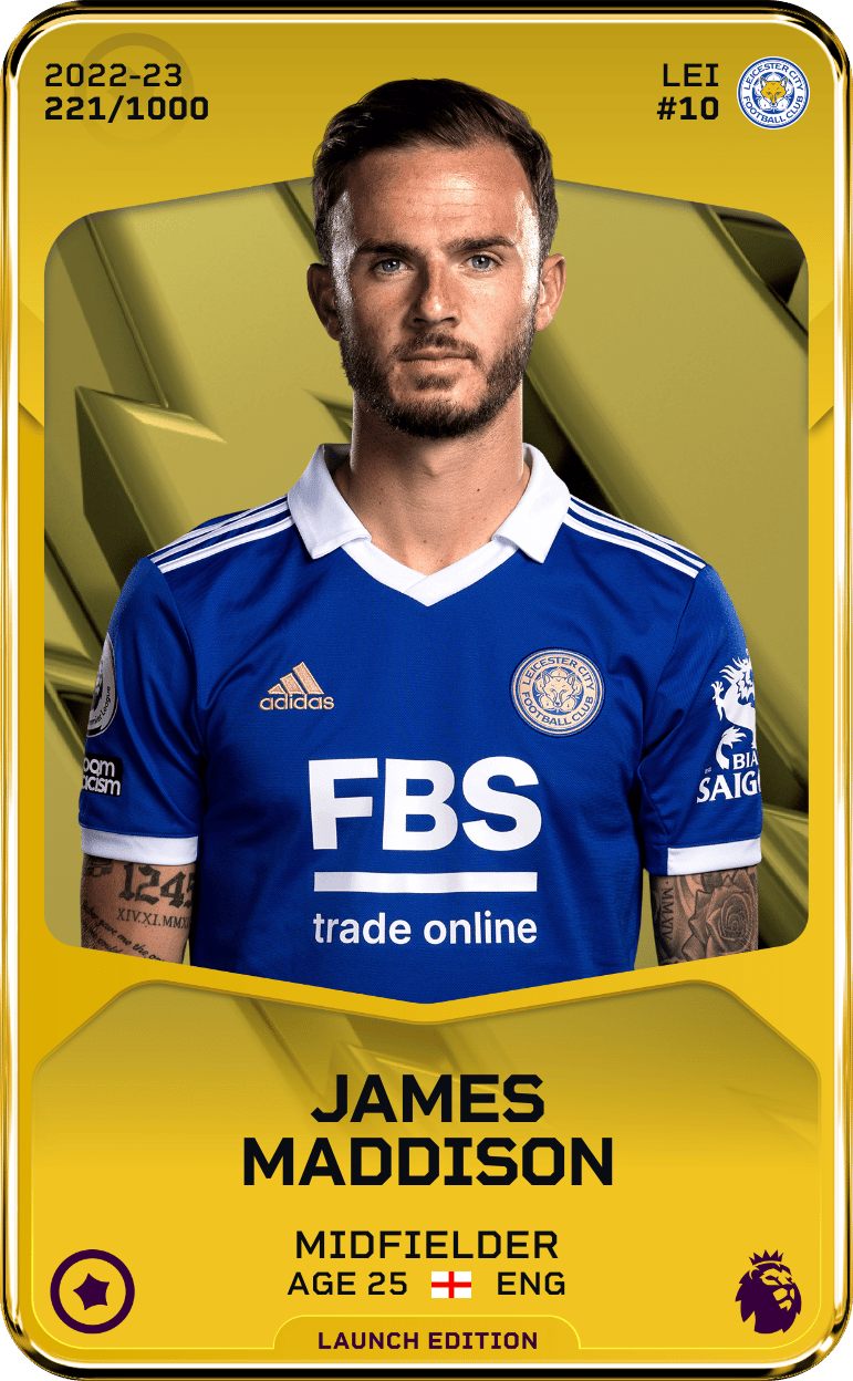 James Maddison 2022-23 • Limited 221/1000
