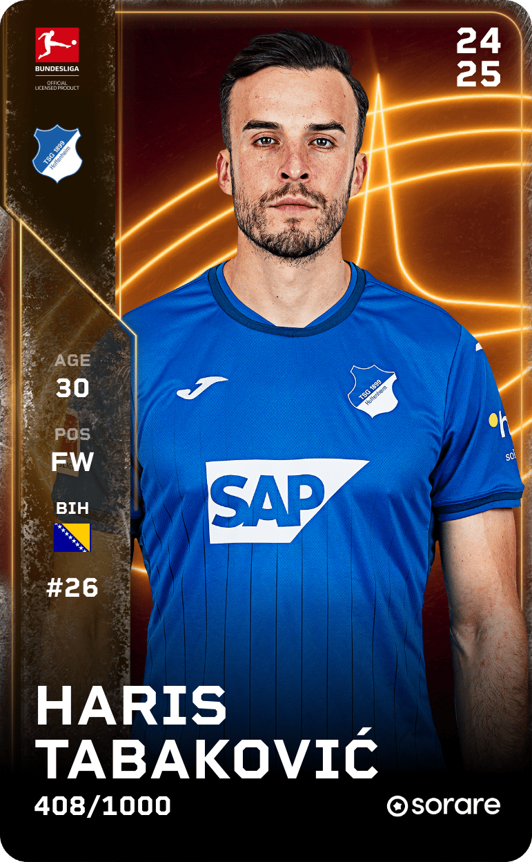 Haris Tabaković 2024-25 • Limited 408/1000