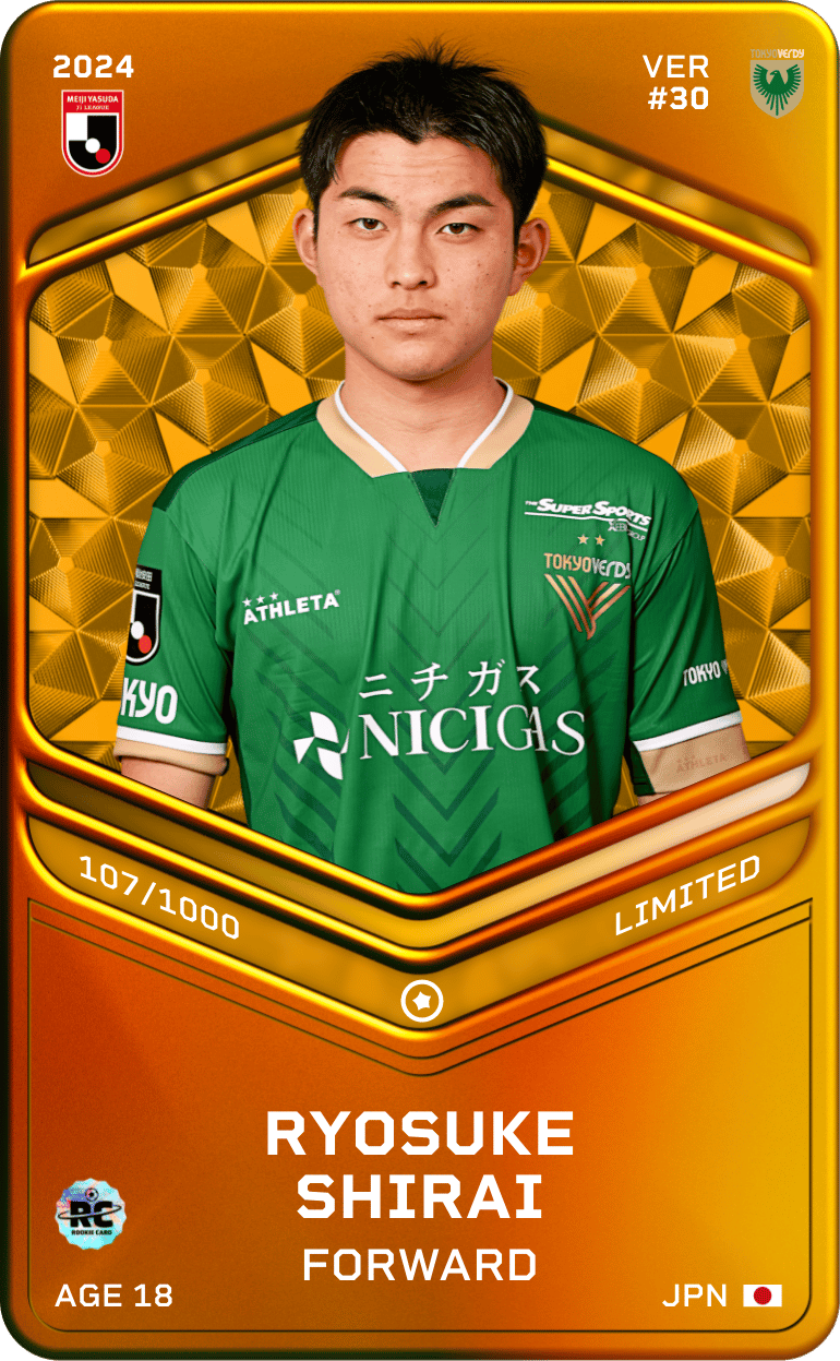 Ryosuke Shirai 2024-25 • Limited 107/1000