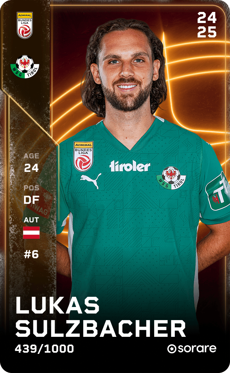Lukas Sulzbacher 2024-25 • Limited 439/1000