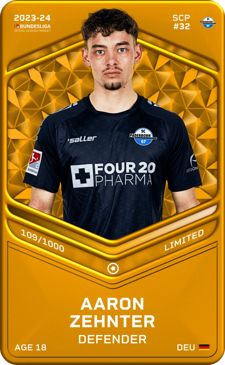Aaron Zehnter 2023-24 • Limited 109/1000