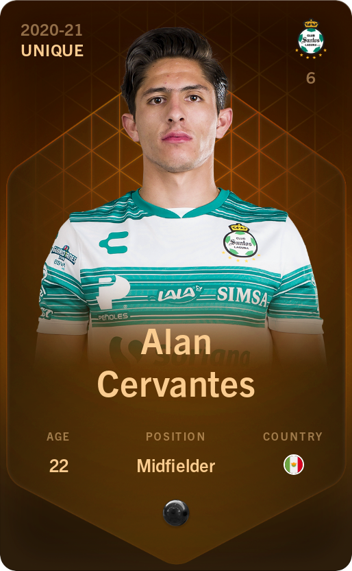 Sorare - Sorare Official - Alan Cervantes 2020-21 • Unique - NFT # 64698303020669383177099068011564024711508910671614565004511181384749722394735