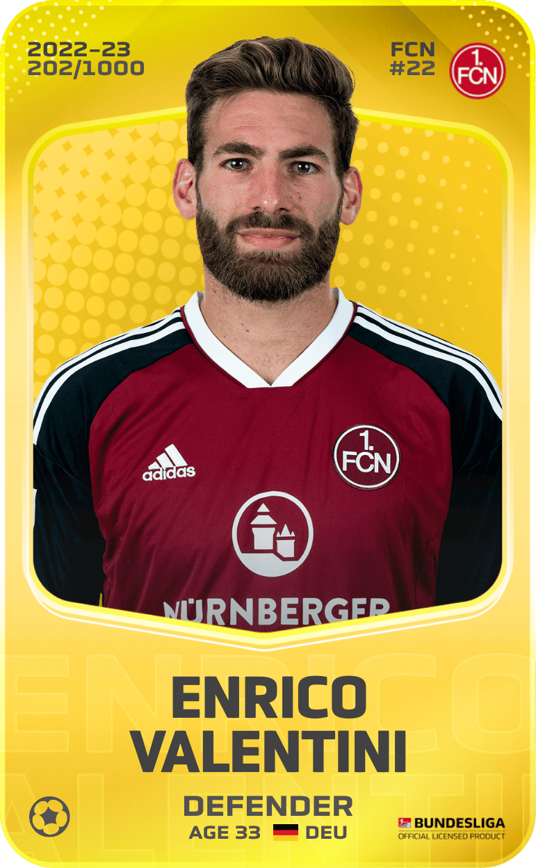 Enrico Valentini 2022-23 • Limited 202/1000