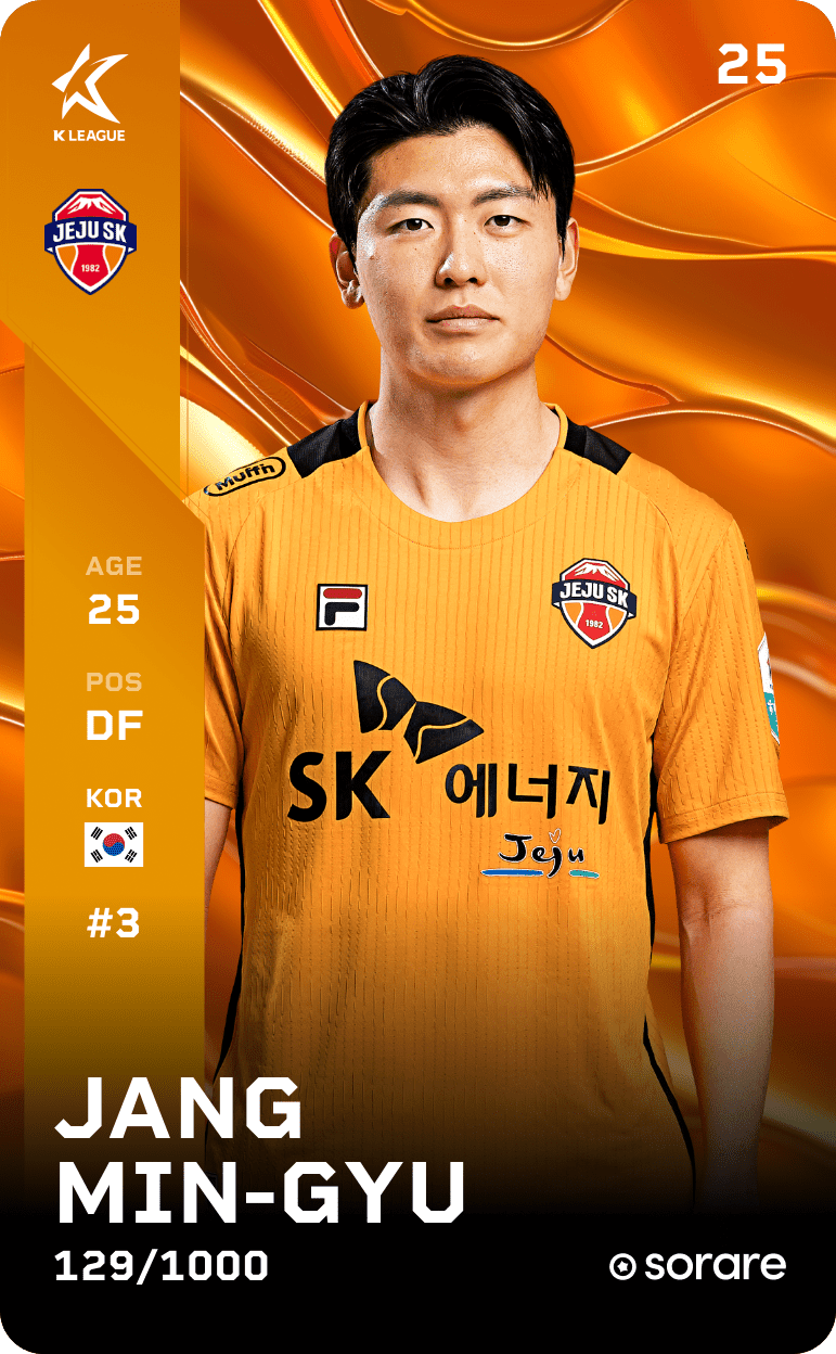 Jang Min-Gyu 2025-26 • Limited 129/1000