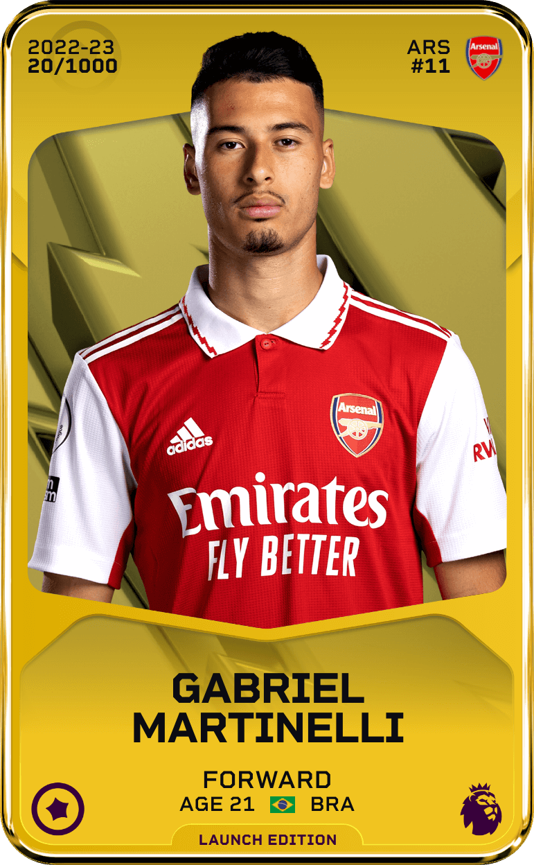 Gabriel Martinelli 2022-23 • Limited 20/1000