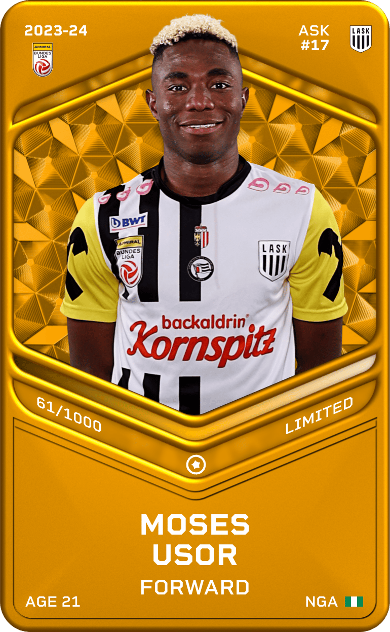 Moses Usor 2023-24 • Limited 61/1000