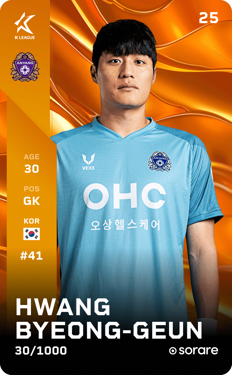 Hwang Byeong-Geun 2025-26 • Limited 30/1000