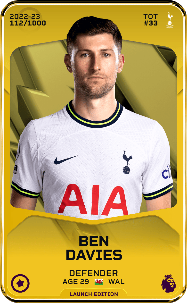 Ben Davies 2022-23 • Limited 112/1000