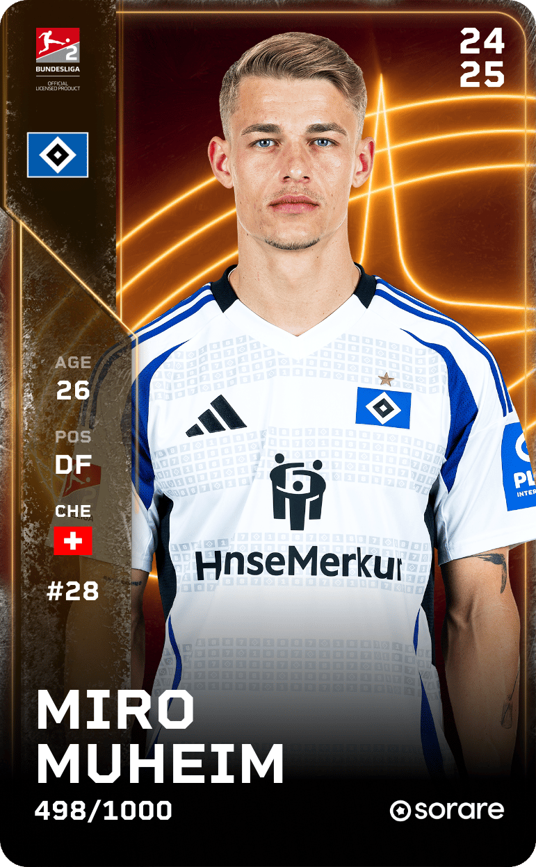 Miro Muheim 2024-25 • Limited 498/1000