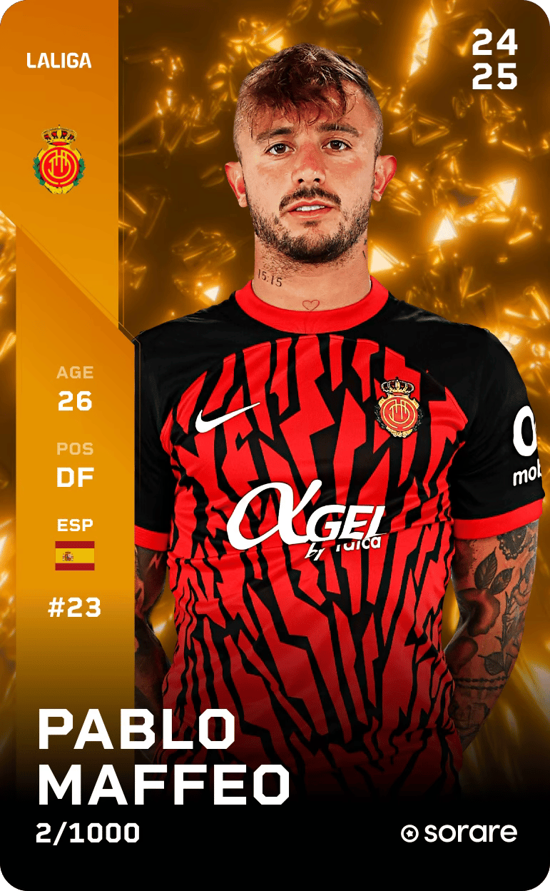 Pablo Maffeo 2024-25 • Limited 2/1000