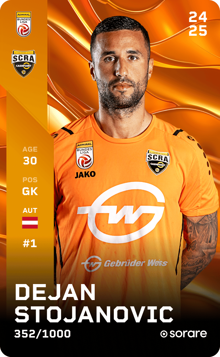 Dejan Stojanovic 2024-25 • Limited 352/1000