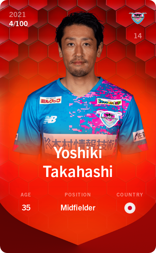 Yoshiki Takahashi 2021-22 • Rare 4/100