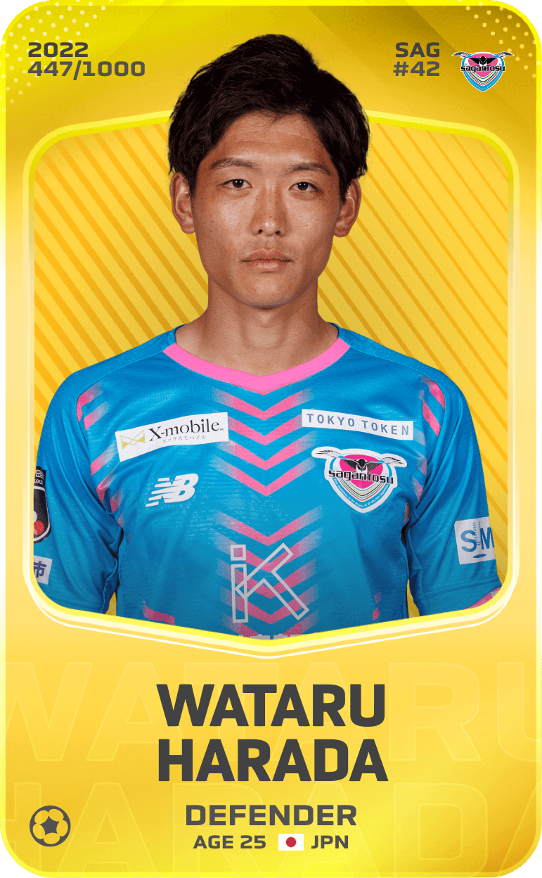 Wataru Harada 2022-23 • Limited 447/1000