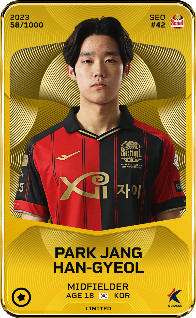 Park Jang Han-Gyeol 2023-24 • Limited 58/1000