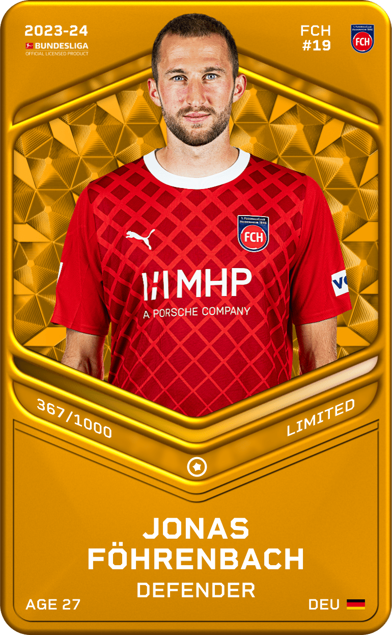 Jonas Föhrenbach 2023-24 • Limited 367/1000