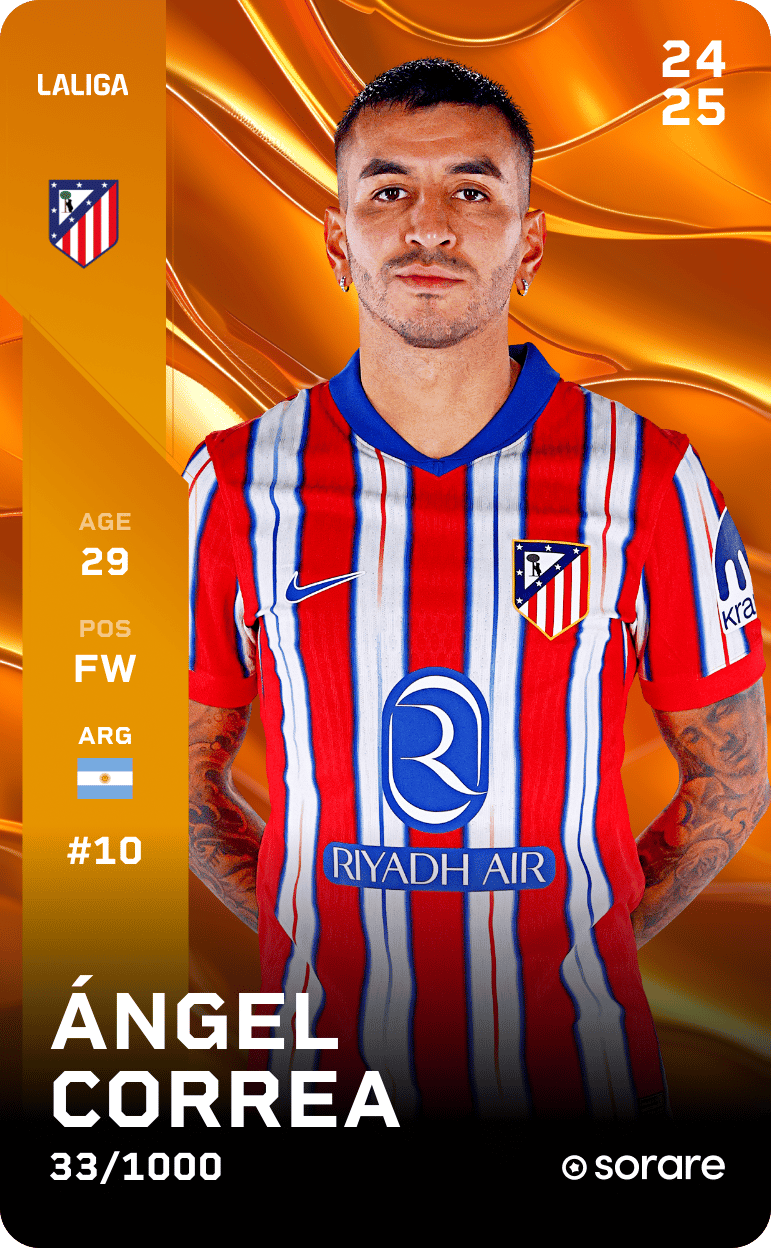 Ángel Correa 2024-25 • Limited 33/1000