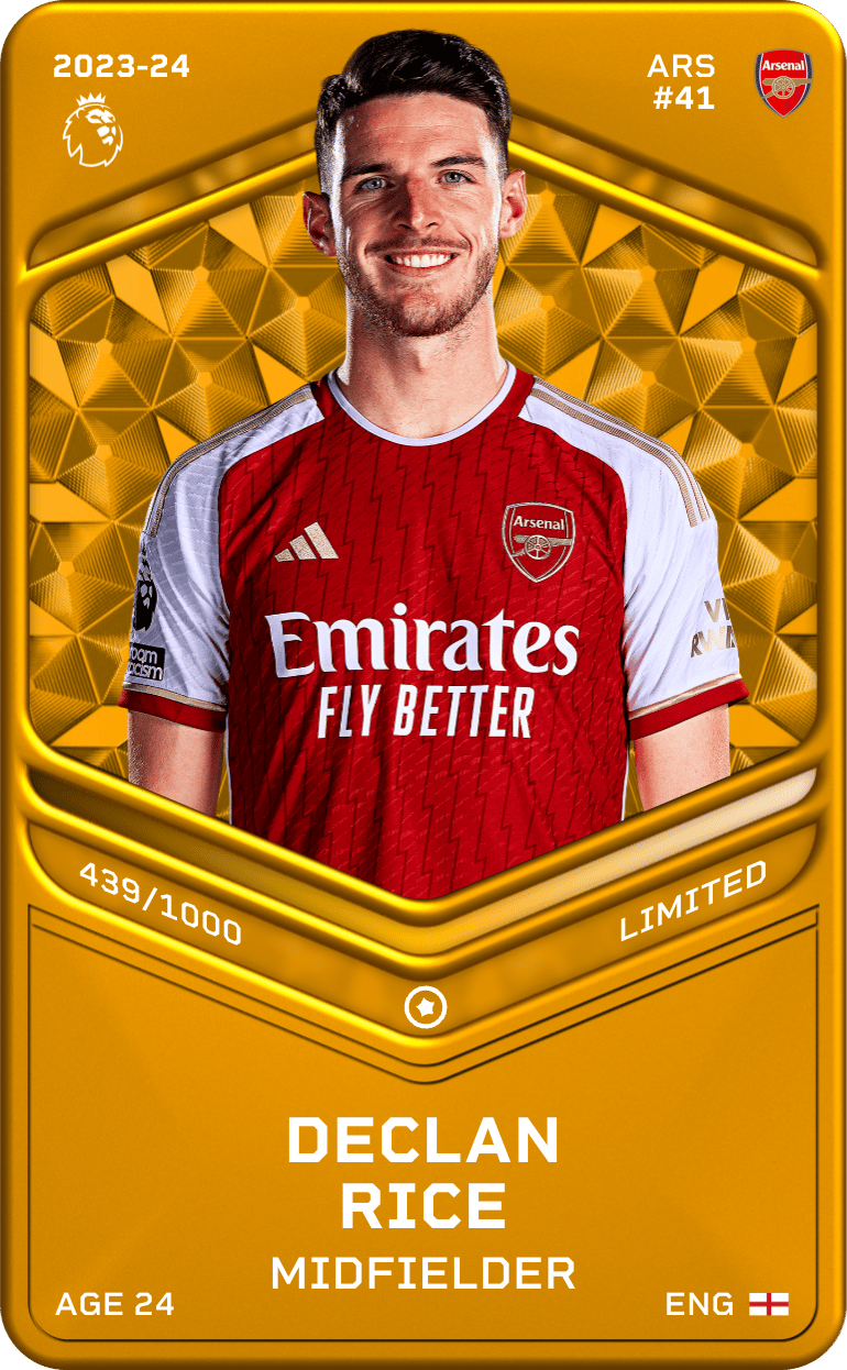 Declan Rice 2023-24 • Limited 439/1000