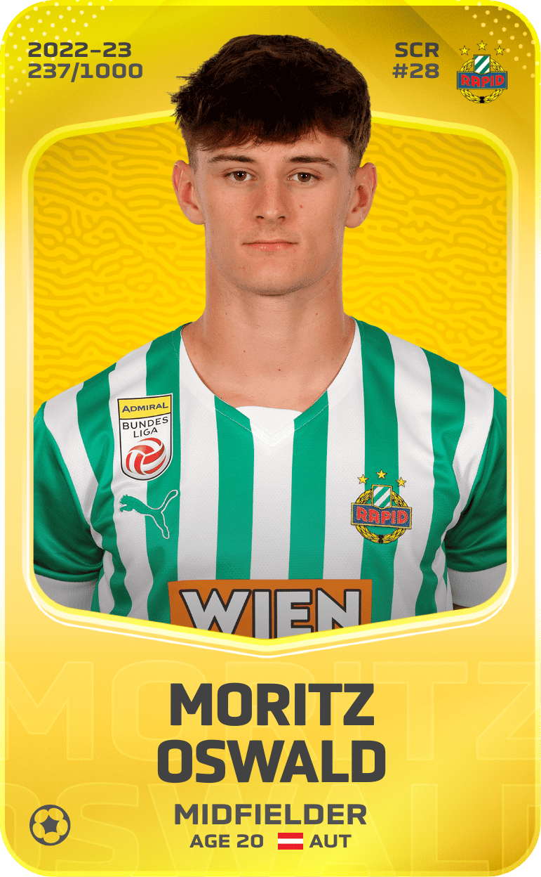Moritz Oswald 2022-23 • Limited 237/1000