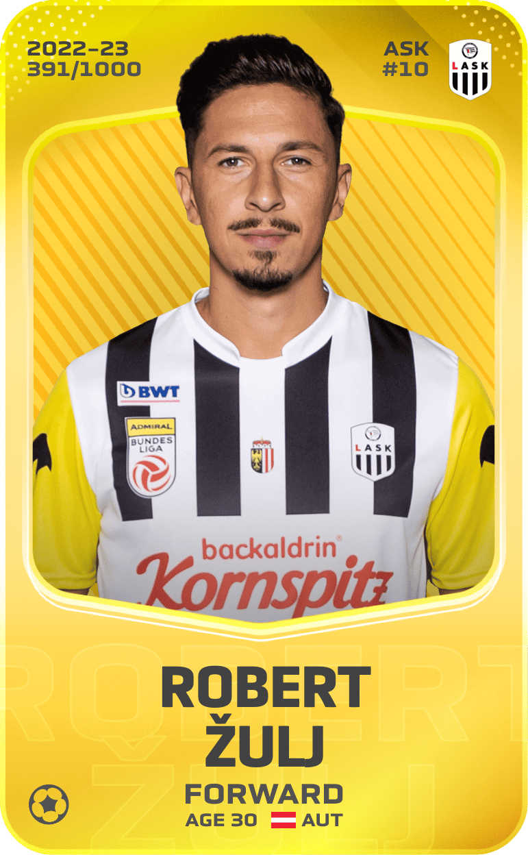 Robert Žulj 2022-23 • Limited 391/1000