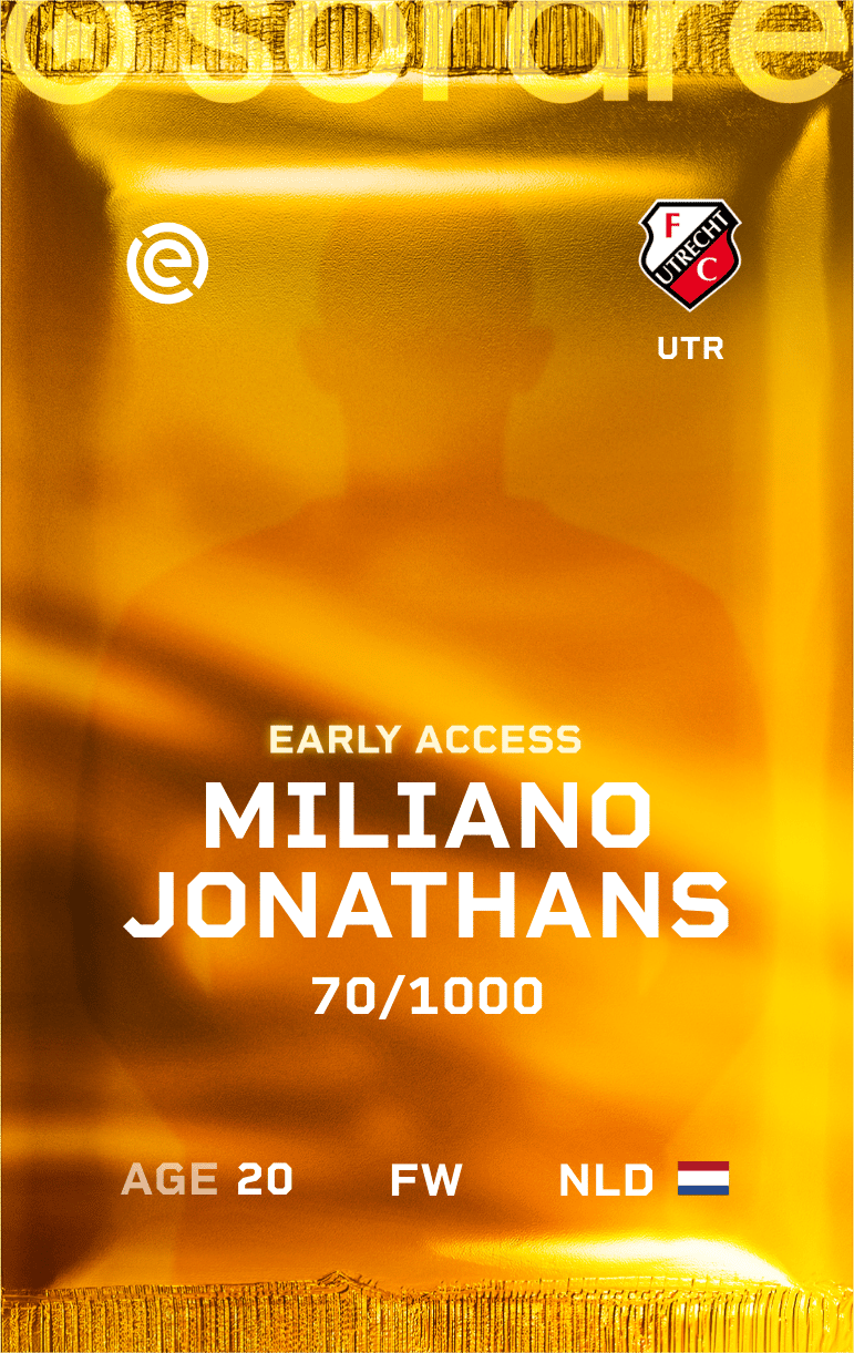Miliano Jonathans 2024-25 • Limited 70/1000