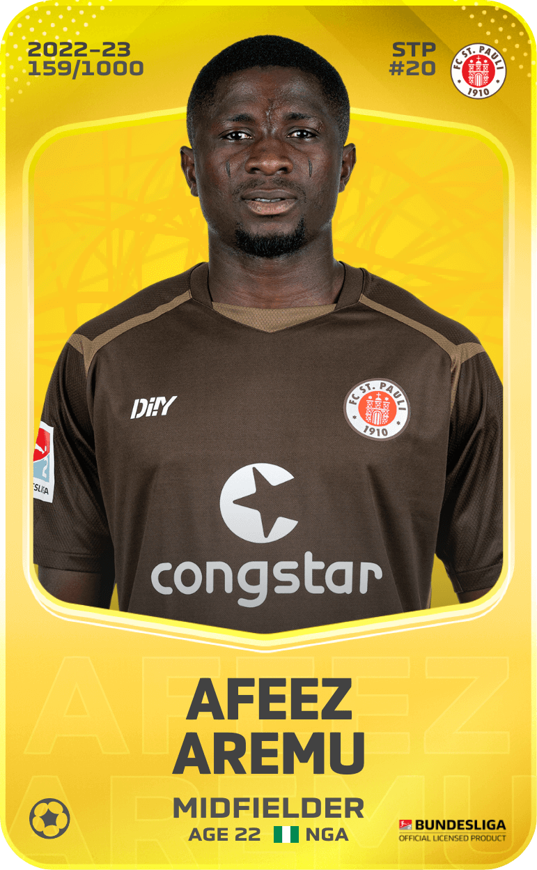 Afeez Aremu 2022-23 • Limited 159/1000