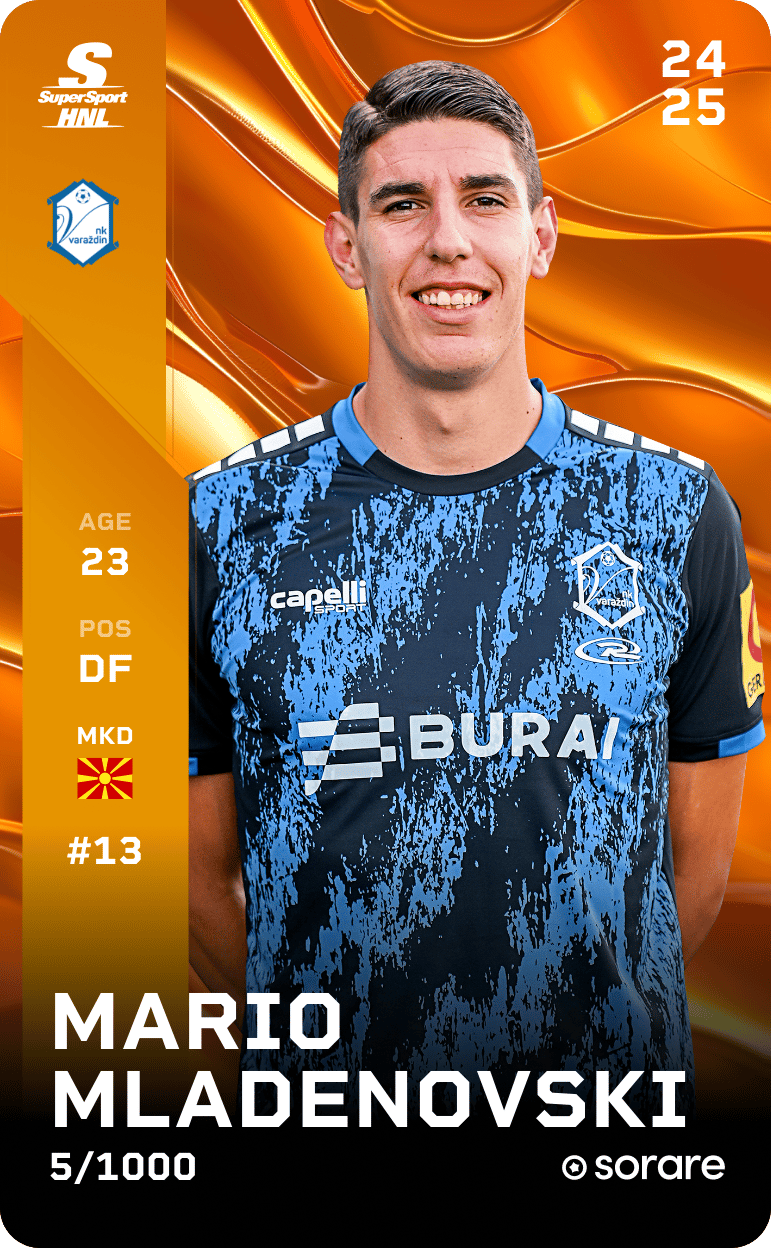 Mario Mladenovski 2024-25 • Limited 5/1000