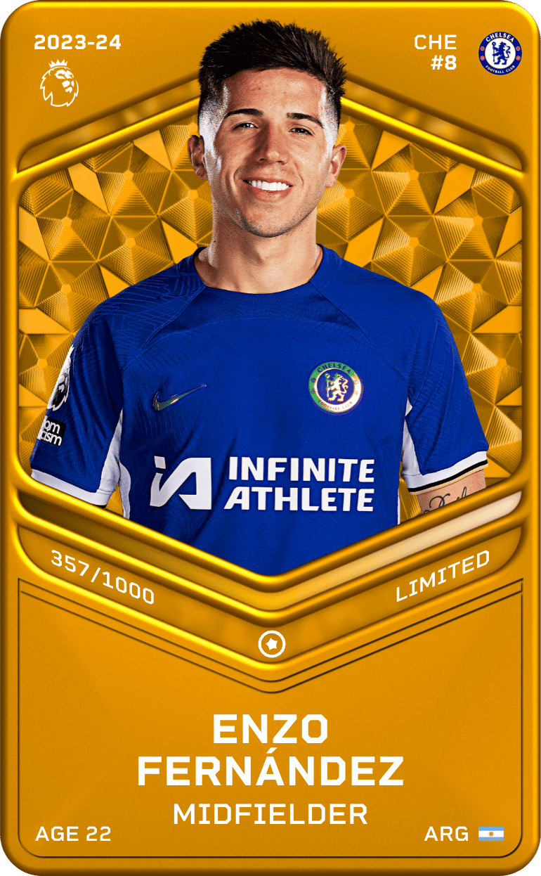 Enzo Fernández 2023-24 • Limited 357/1000