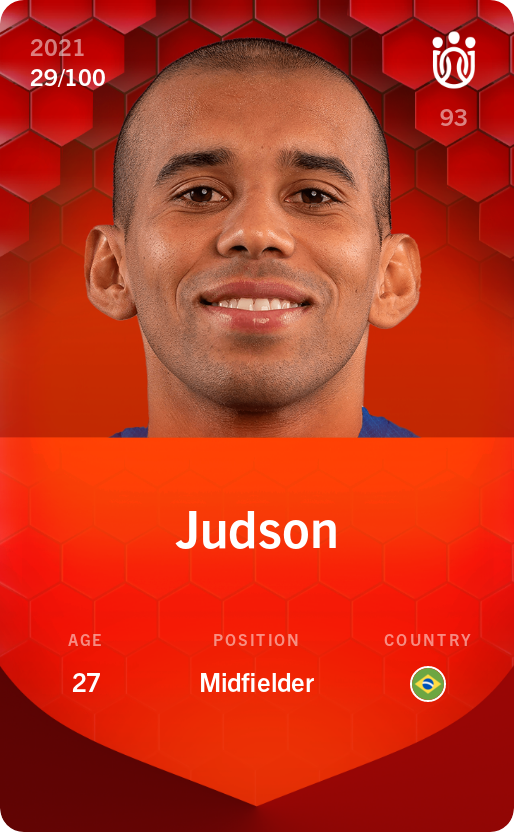 Sorare - Sorare Official - Judson 2021-22 • Rare 29/100 - NFT # 26201050177884904639829939320703539758864614092803563268226734164600860836876