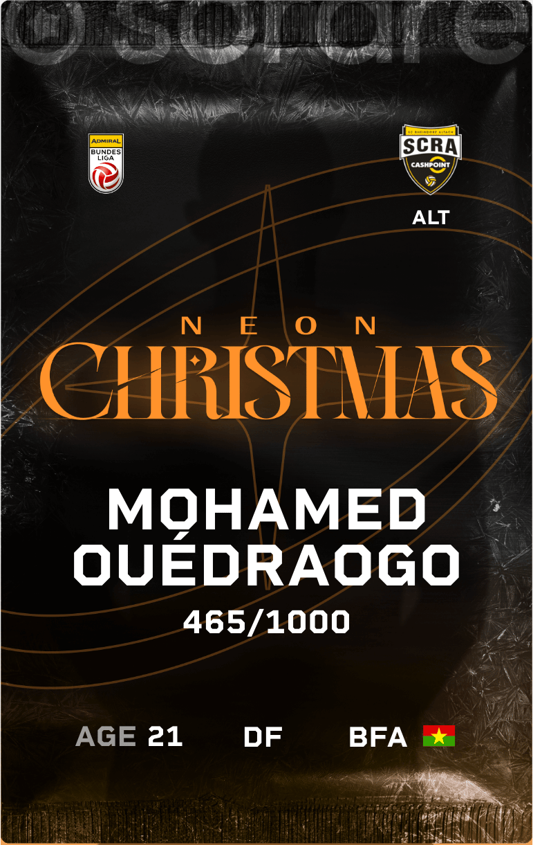 Mohamed Ouédraogo 2024-25 • Limited 465/1000