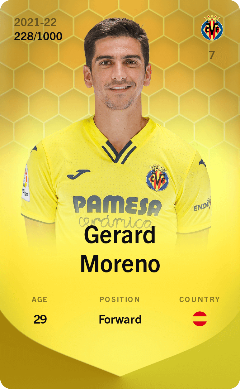 Gerard Moreno 2021-22 • Limited 228/1000