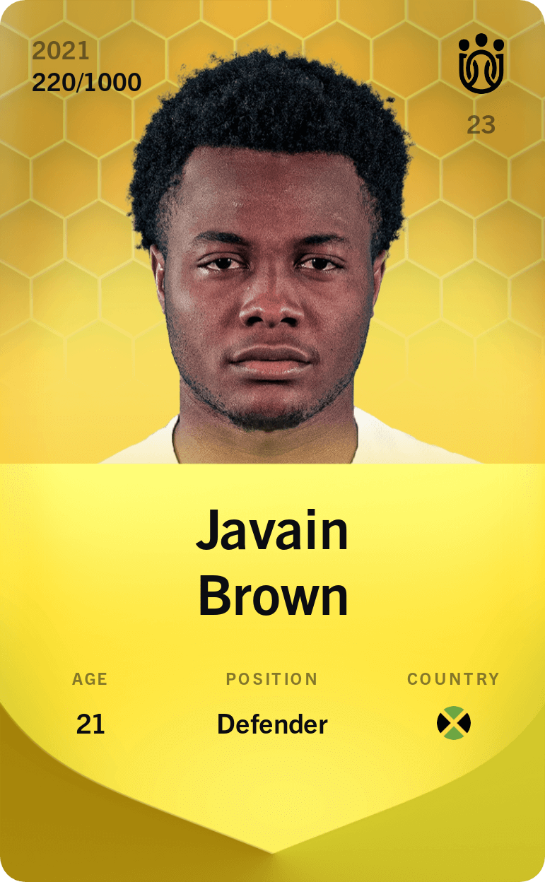 Javain Brown 2021-22 • Limited 220/1000