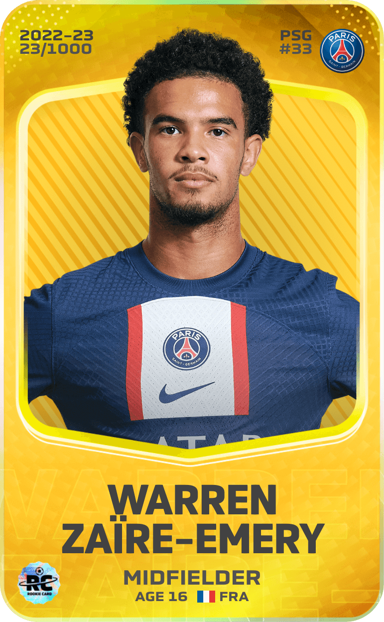 Warren Zaïre-Emery 2022-23 • Limited 23/1000