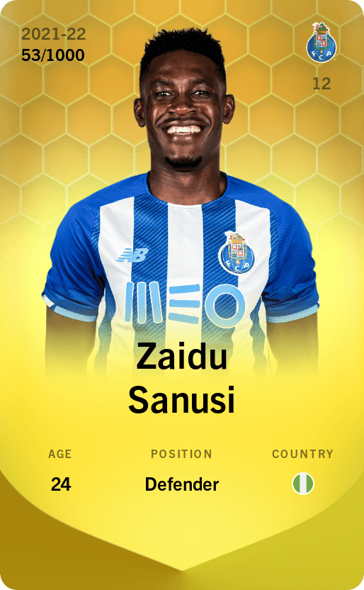 Zaidu Sanusi 2021-22 • Limited 53/1000