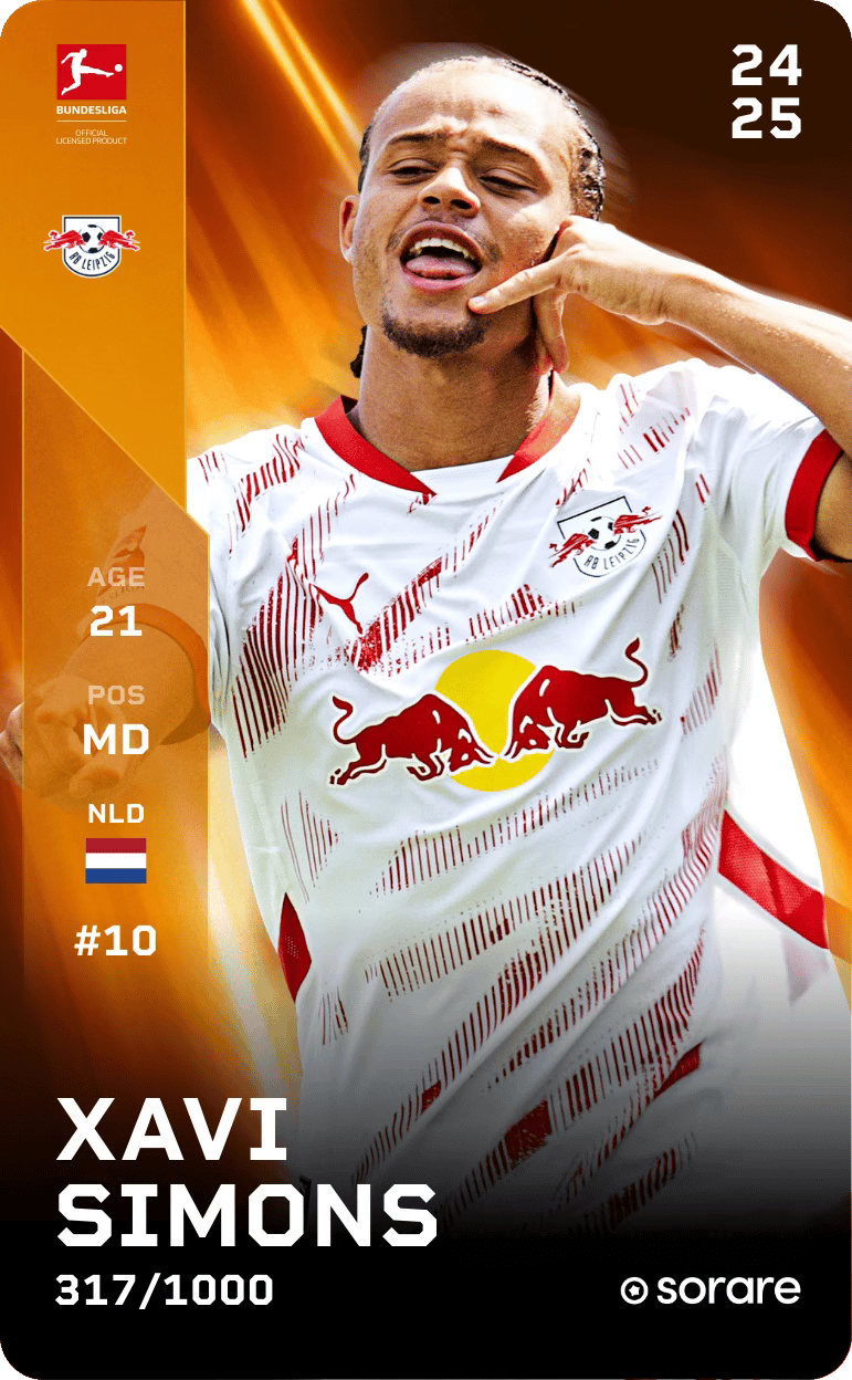 Xavi Simons 2024-25 • Limited 317/1000