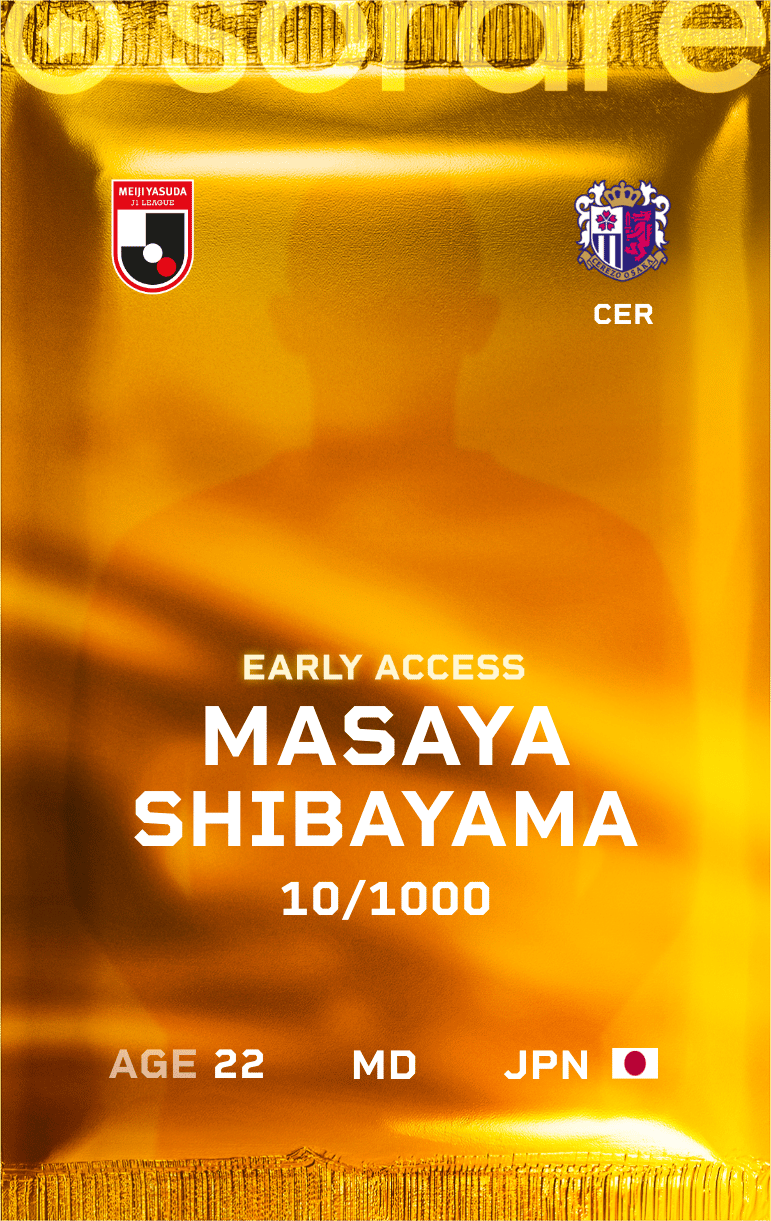 Masaya Shibayama 2025-26 • Limited 10/1000