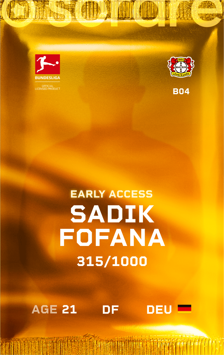 Sadik Fofana 2024-25 • Limited 315/1000