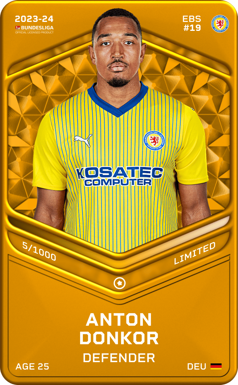 Anton Donkor 2023-24 • Limited 5/1000
