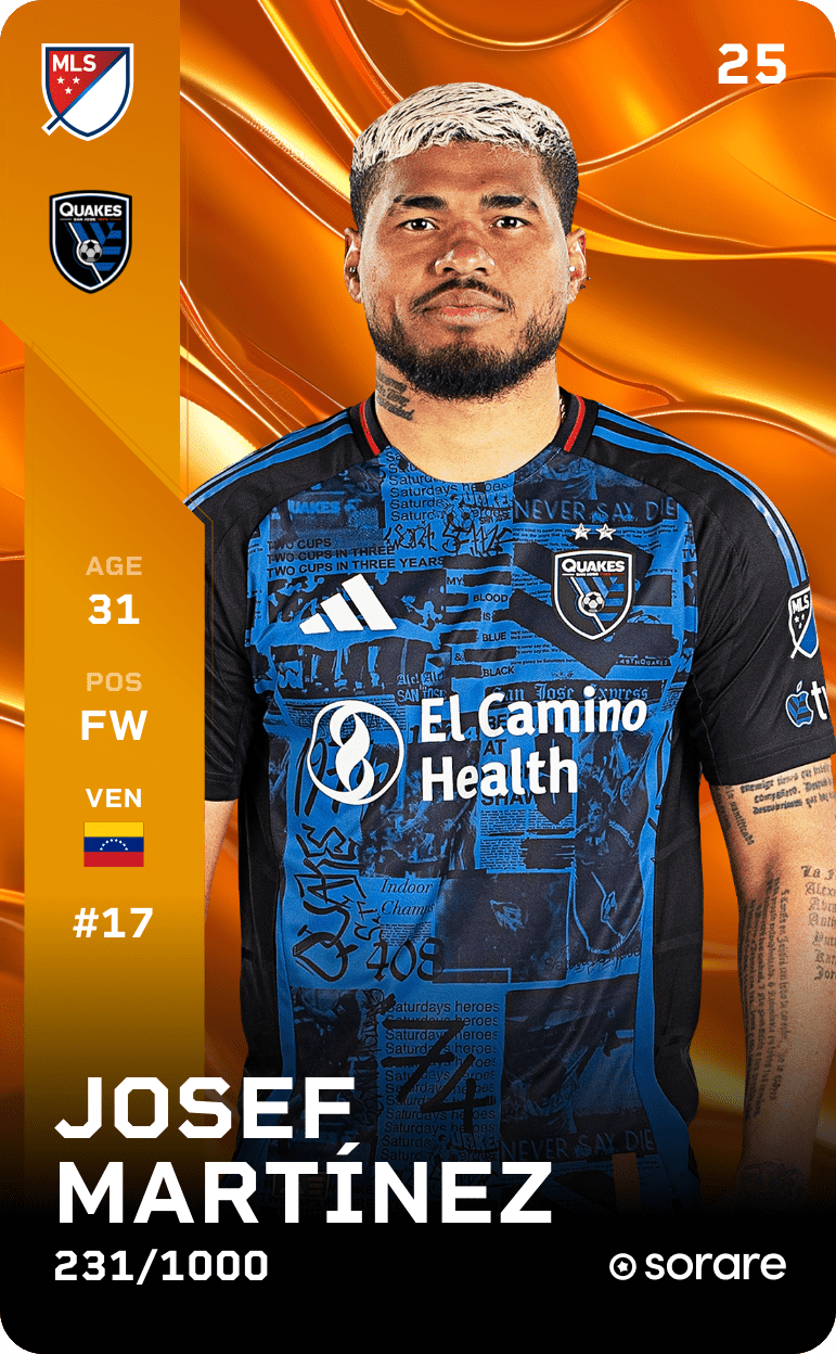 Josef Martínez 2025-26 • Limited 231/1000