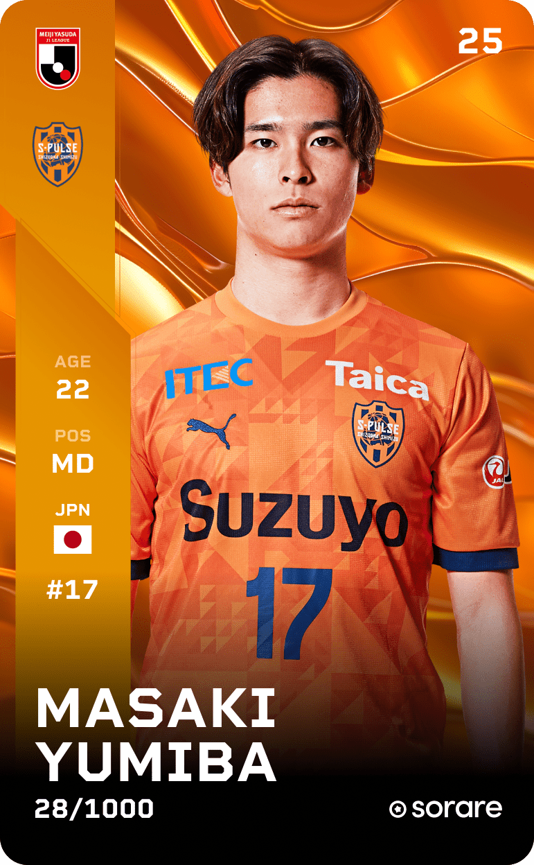 Masaki Yumiba 2025-26 • Limited 28/1000